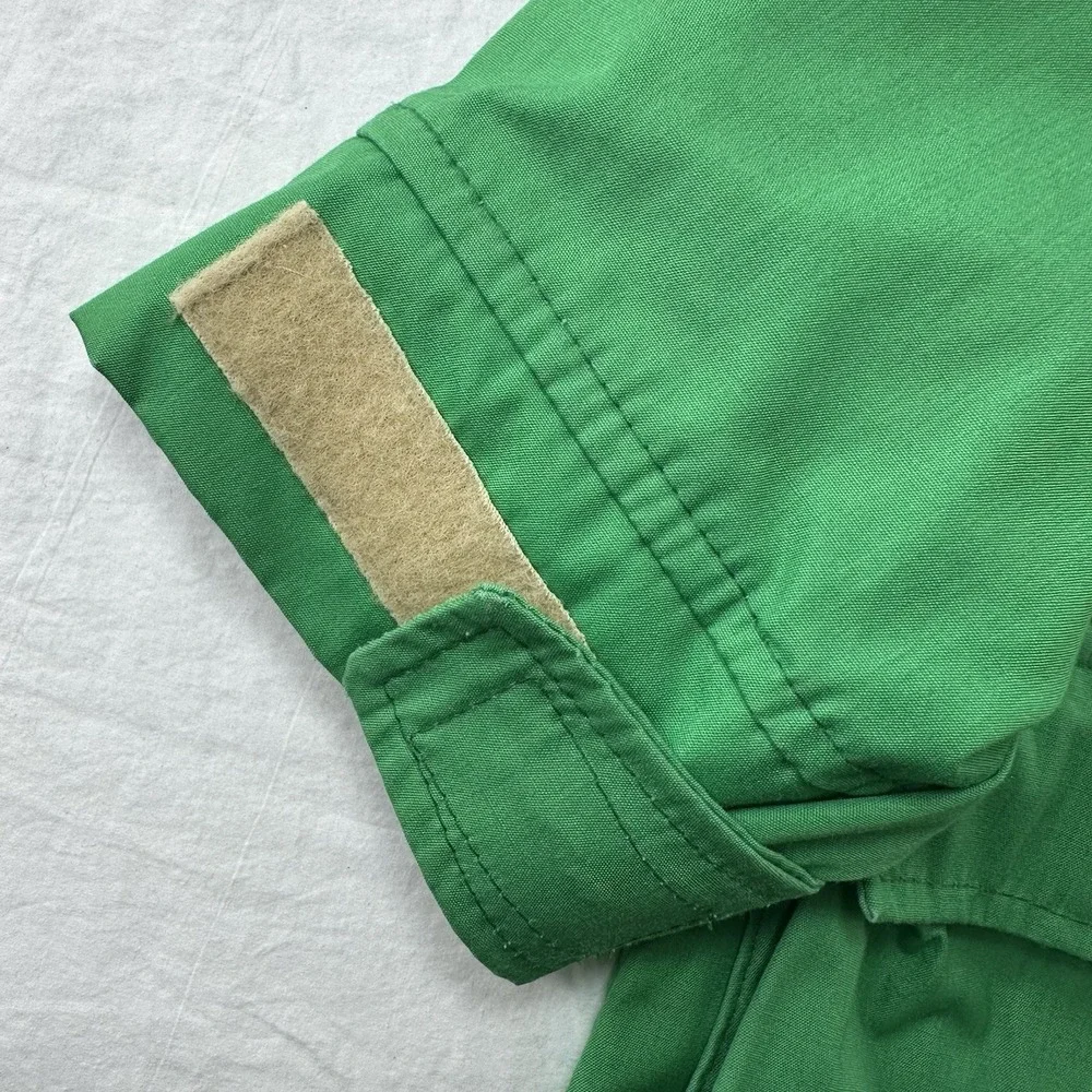 Vintage 90s Woolrich Waterproof Hooded Rain Jacket Kelly Green Size S Women's - Picture 10 of 14